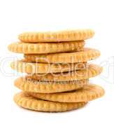stack of sweet sugar cookies