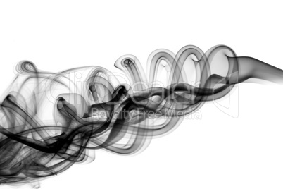 Magic puff of abstract smoke waves