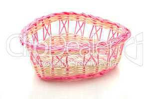 Valentines day - Pink woven basket