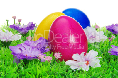 Ostereier auf Blumenwiese - easter eggs on flower meadow 16