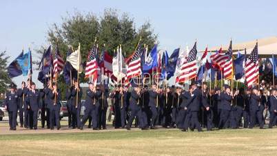 USAF flags Parade