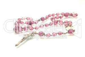 Beads isolated over white