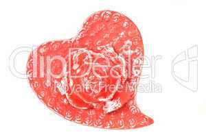 Red valentine heart