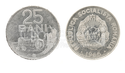 25 bani - Romanian money