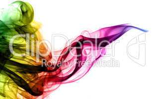 Abstract colorful fume curves