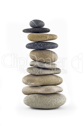 Balanced stone stack