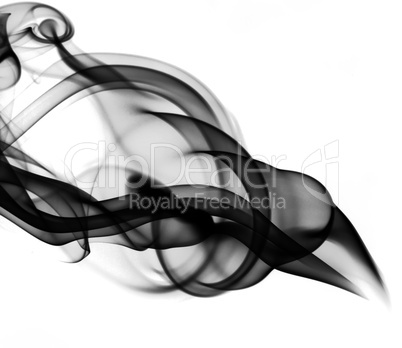 Beautiful abstract Smoke waves on white Beautiful abstract Smoke waves on white