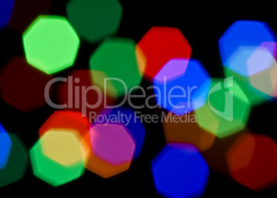 Bright Colorful Blurred lights