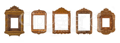 Collage of carved Frames