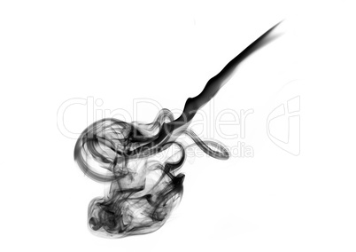 Magic Black abstract fume curves