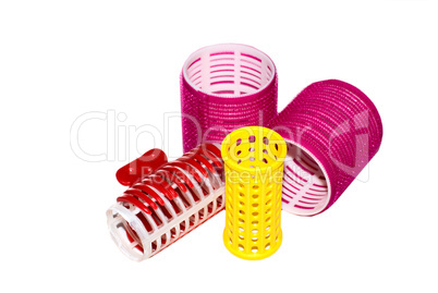 Three kinds of hair curlers