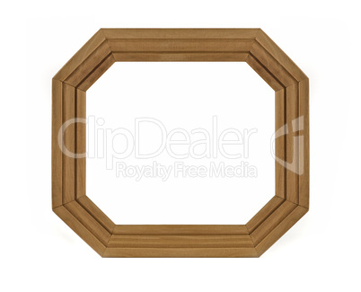 Octagonal wooden Frame for picture