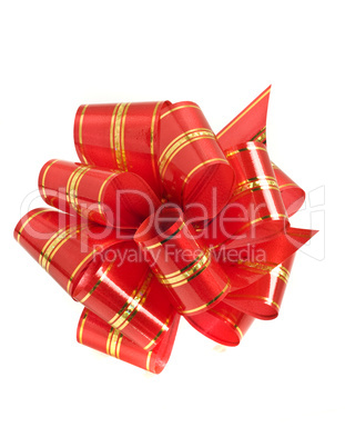 Stripy holiday ribbon for presents and gifts