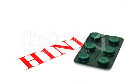 Swine FLU H1N1 alert - green pills