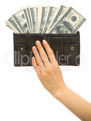 Wallet full of money