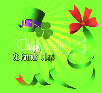 Leprechaun Hat. St. Patrick. Vector illustration