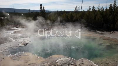 Yellowstone hot springs
