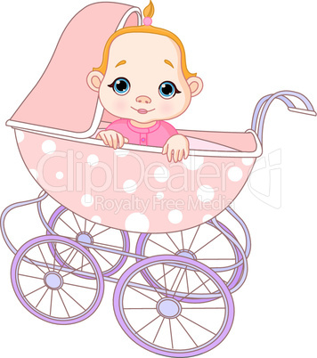 Baby Girl Carriage