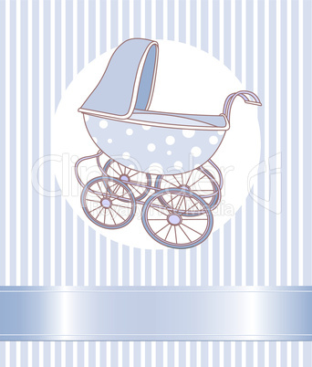 Baby Boy Carriage