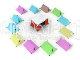 Colored Tents