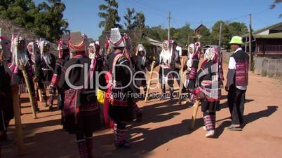 Akha Village Dance