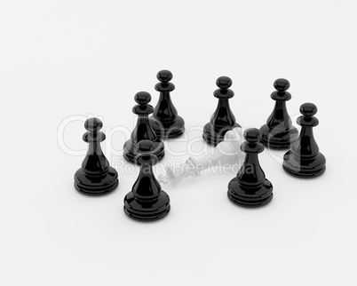 Plastic chess