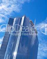 Beautiful Futuristic skyscraper made of Glass and steel