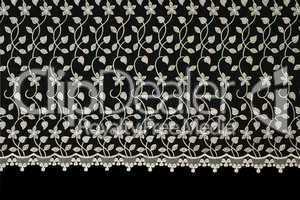 Lacy cloth with flowers pattern