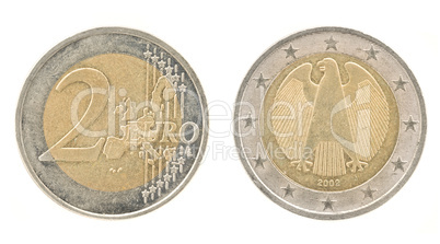 2 Euro - European Union money