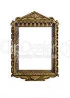 Empty wooden carved Frame for picture or portrait