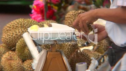 Durian Fruit Vendor