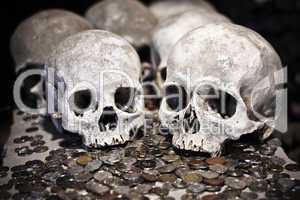 Skulls and coins