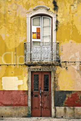 Hausfassade in Faro