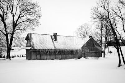 Wood cabin