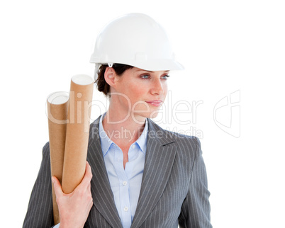 Portrait of a confident female architect