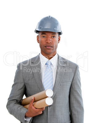 Portrait of a confident male architect
