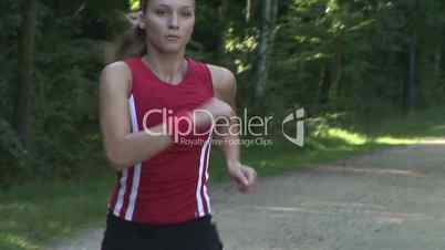 HD1080i Frau beim joggen