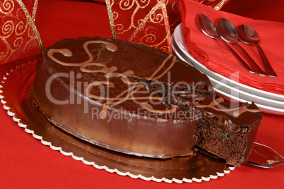 Sacher torte chocolate cake