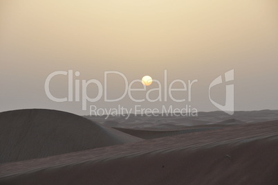 Abend in der Wüste