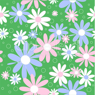 Flower background. Seamless.