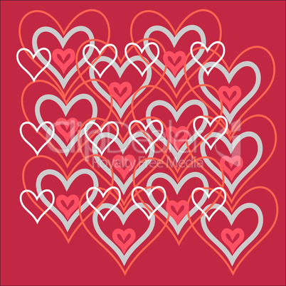 Hearts  background