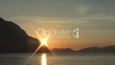 Sunset in El Nido , Philippines