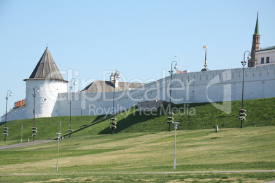 Kremlin wall in Kazan