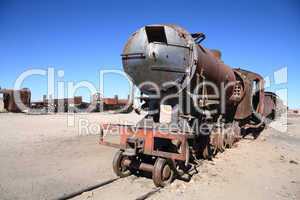 Train cemetery