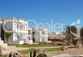 Villas at popular hotel, Sharm el Sheikh, Egypt