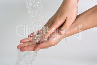 Washing hands