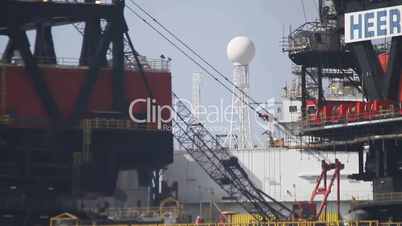 Thialf, worlds biggest offshore crane vessel