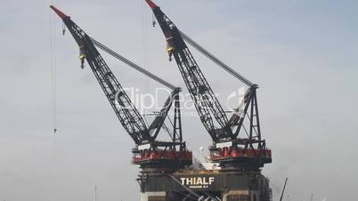 Thialf, worlds biggest offshore crane vessel