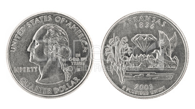Quarter Dollar Arkansas