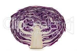 Vegetables and vegetarian - purple cabbage
